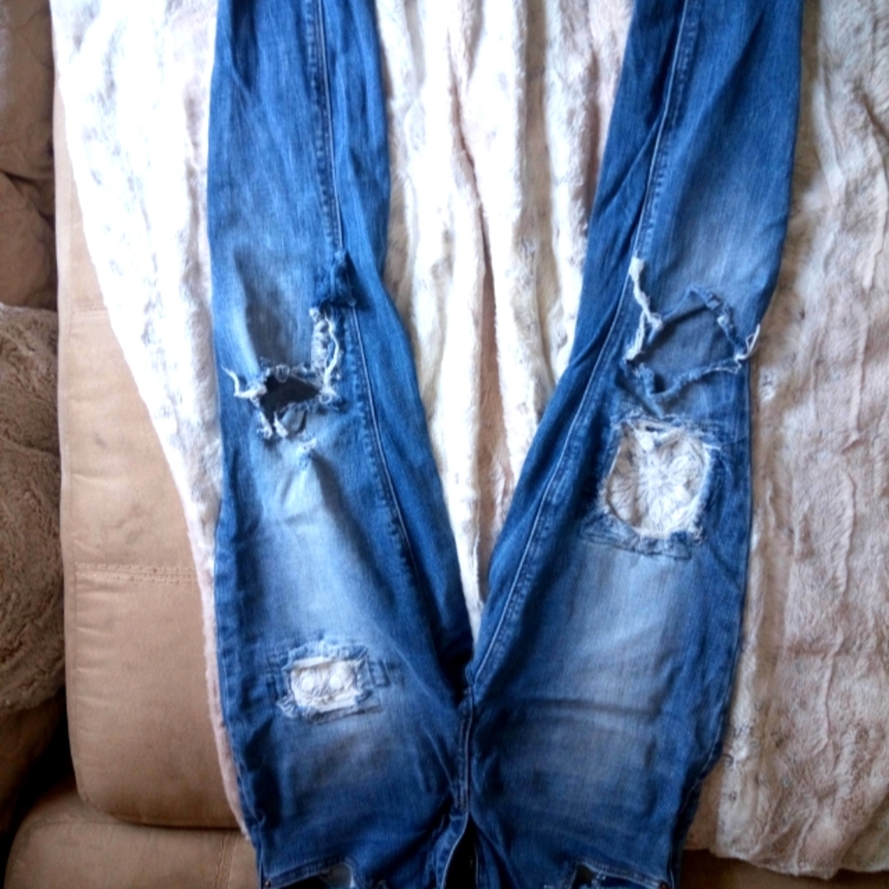 Vanilla star mid rise skinny jeans